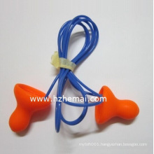 Wired Bell Disposable PU Foam Earplugs